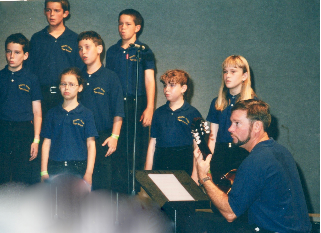 The South Olive Elementary Tiger Chorus Recording in TV/Radio Studio 33 at Universal Studios in Orlando Florida, InTuneWithYou.com