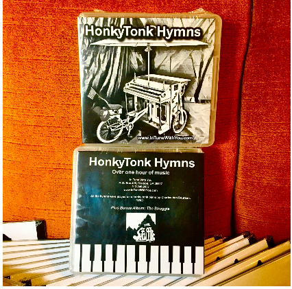 HonkyTonk Hymns USB flash drive package, by Charles Van Deursen